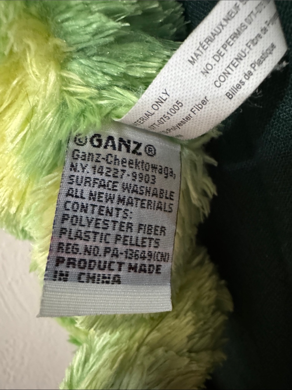GANZ Green and Yellow Plush Frog Duo - Picture 11 of 13